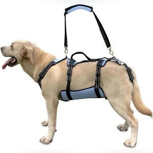 Coodeo Dog Lift Harness Support & Recovery Sling Pet Rehabilitation Vest Blue